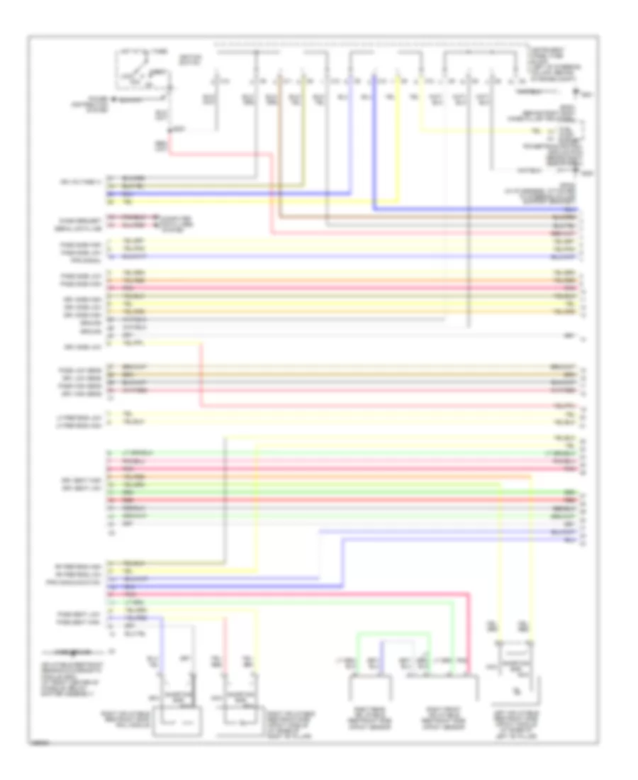 Supplemental Restraints Wiring Diagram (4 of 4) for Pontiac Vibe 2007