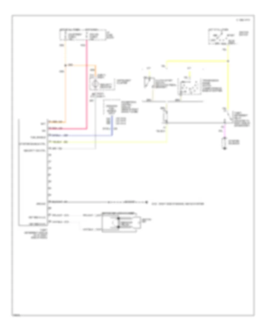 Pass-Key Wiring Diagram for Pontiac Firebird Trans Am 1995