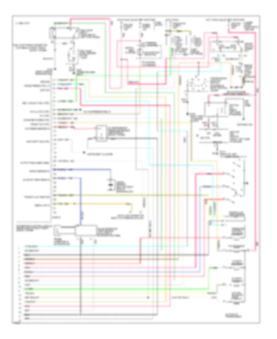 5 7L VIN P Engine Performance Wiring Diagrams 3 of 3 for Pontiac Firebird Trans Am GT 1995