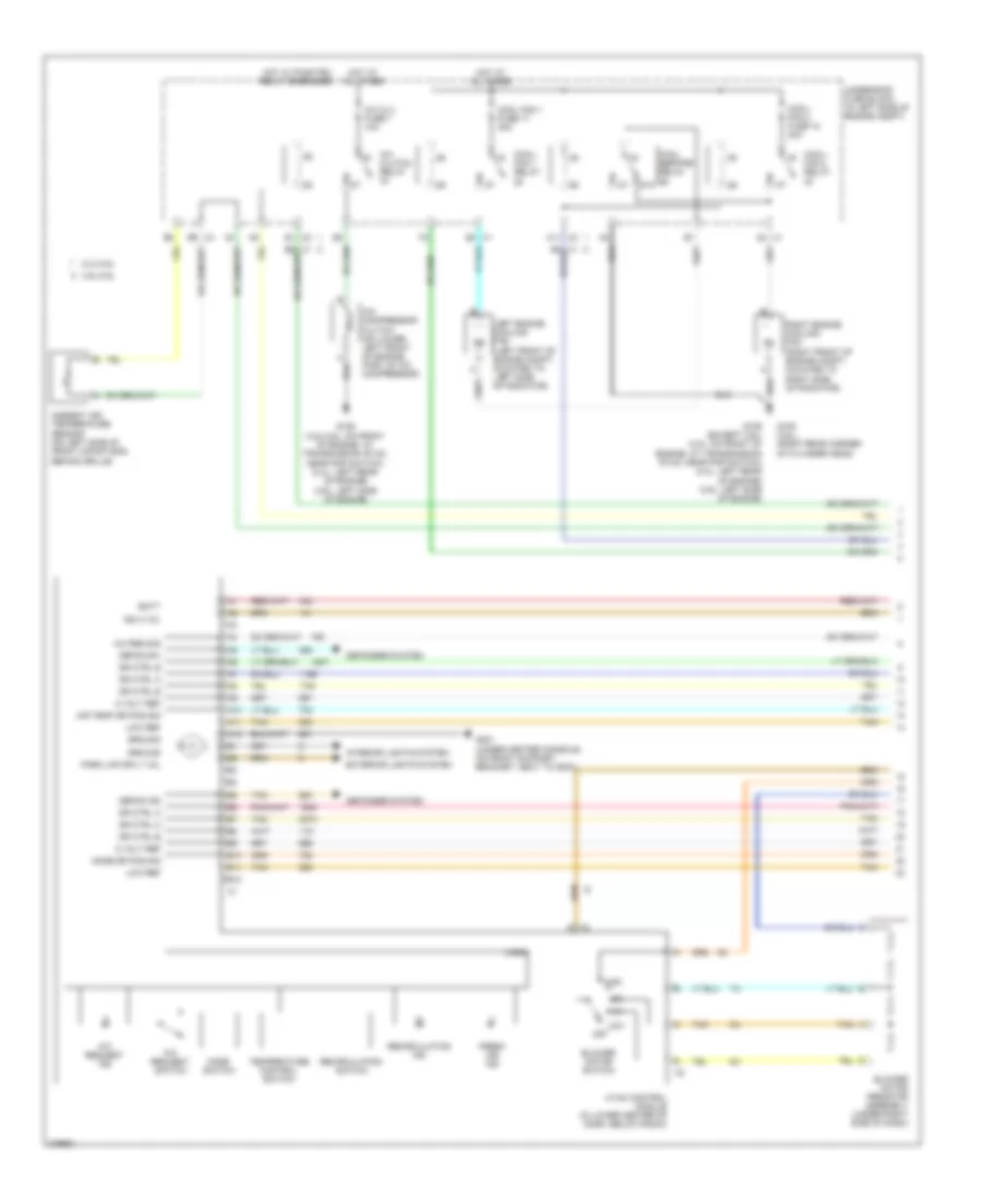 Manual A C Wiring Diagram 1 of 2 for Pontiac G6 2008