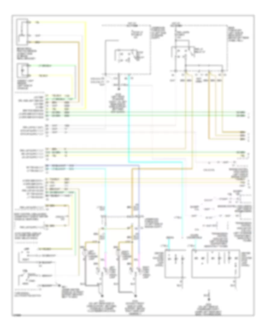 Exterior Lamps Wiring Diagram 1 of 2 for Pontiac G6 2008