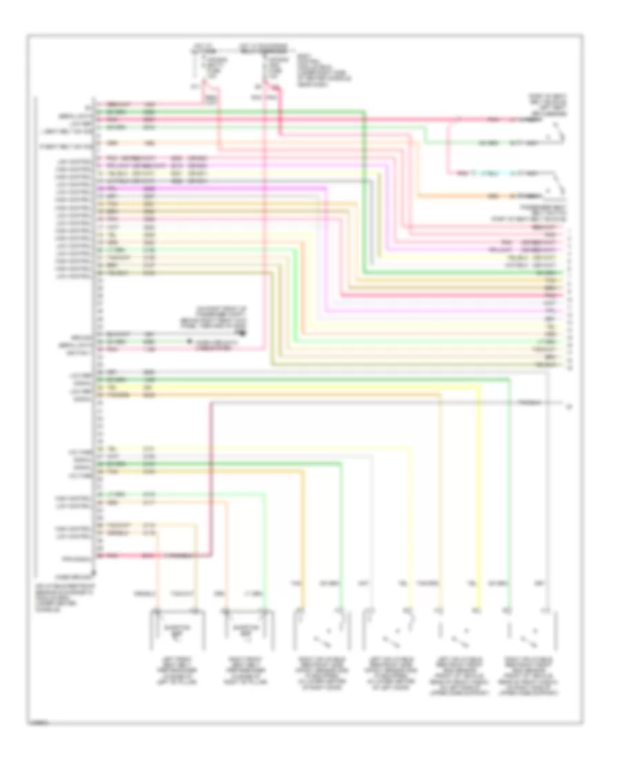 Supplemental Restraints Wiring Diagram 1 of 3 for Pontiac G6 2008