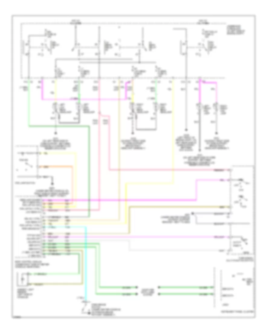 Headlights Wiring Diagram for Pontiac G6 GT 2008