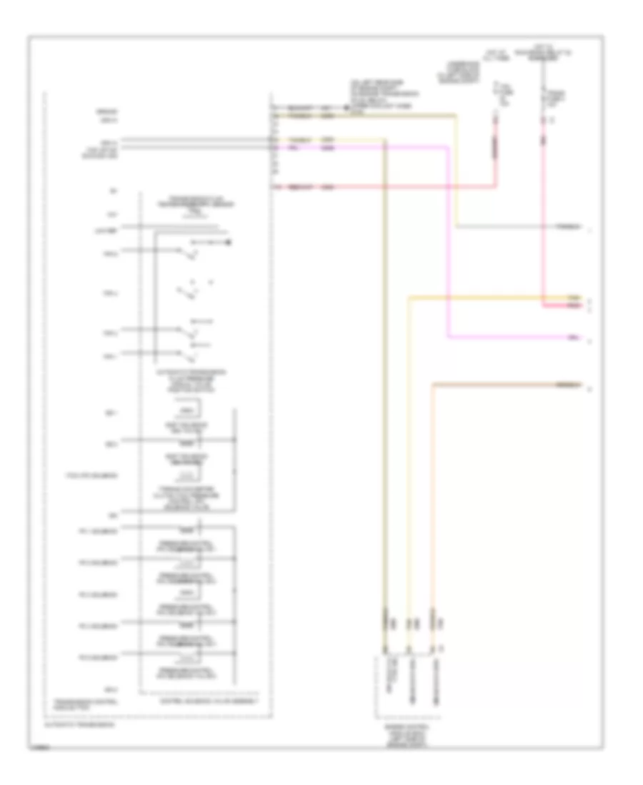 3.6L VIN 7, Transmission Wiring Diagram (1 of 2) for Pontiac G6 GXP 2008