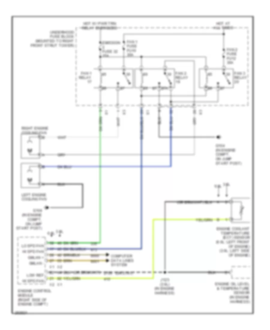 Cooling Fan Wiring Diagram for Pontiac G8 2008