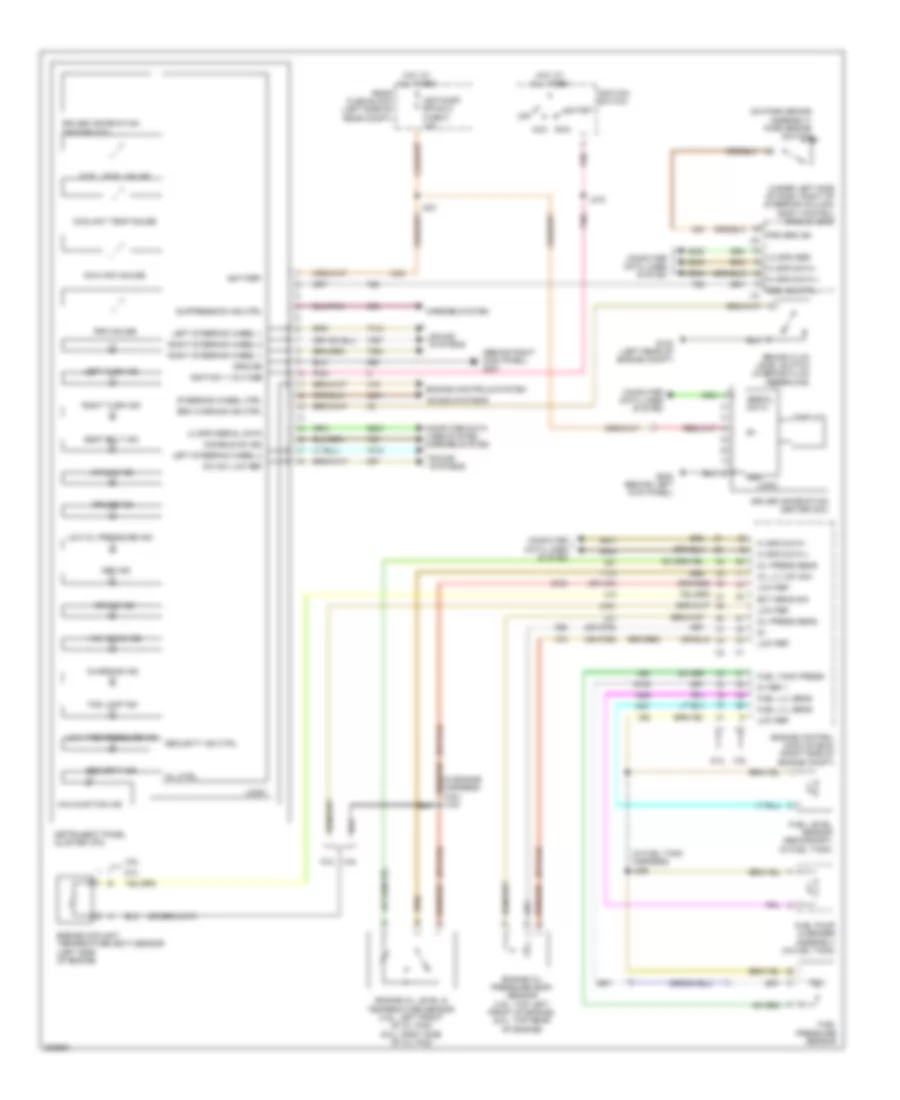 Instrument Cluster Wiring Diagram for Pontiac G8 2008