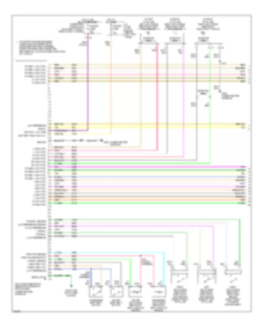 Supplemental Restraints Wiring Diagram 1 of 3 for Pontiac G8 2008