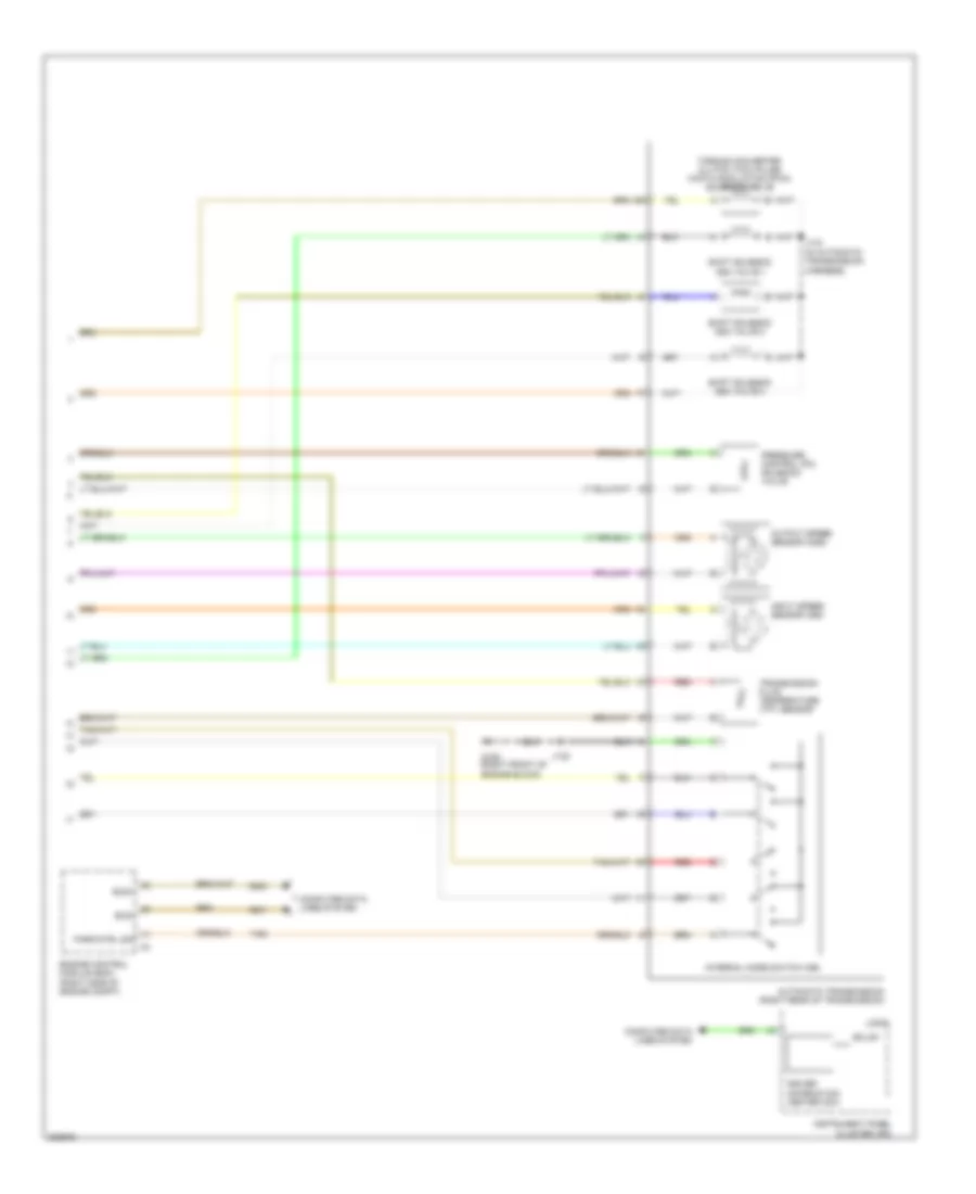 Transmission Wiring Diagram, 5 Speed AT (2 of 2) for Pontiac G8 2008