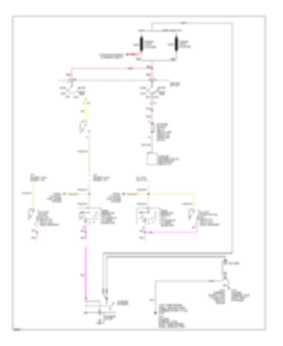 Starting Wiring Diagram for Pontiac Firebird Trans Am 1990