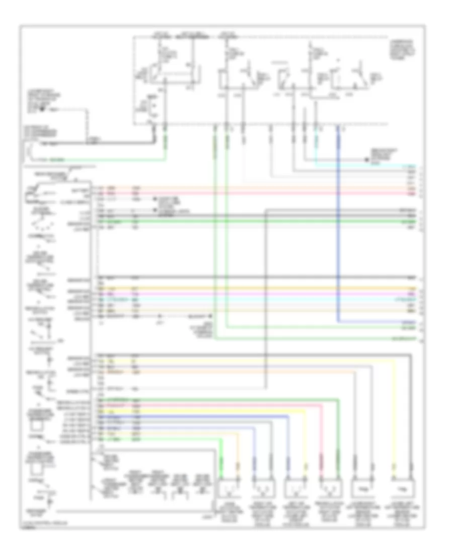 3.8L VIN 2, Automatic AC Wiring Diagram (1 of 2) for Pontiac Grand Prix 2008
