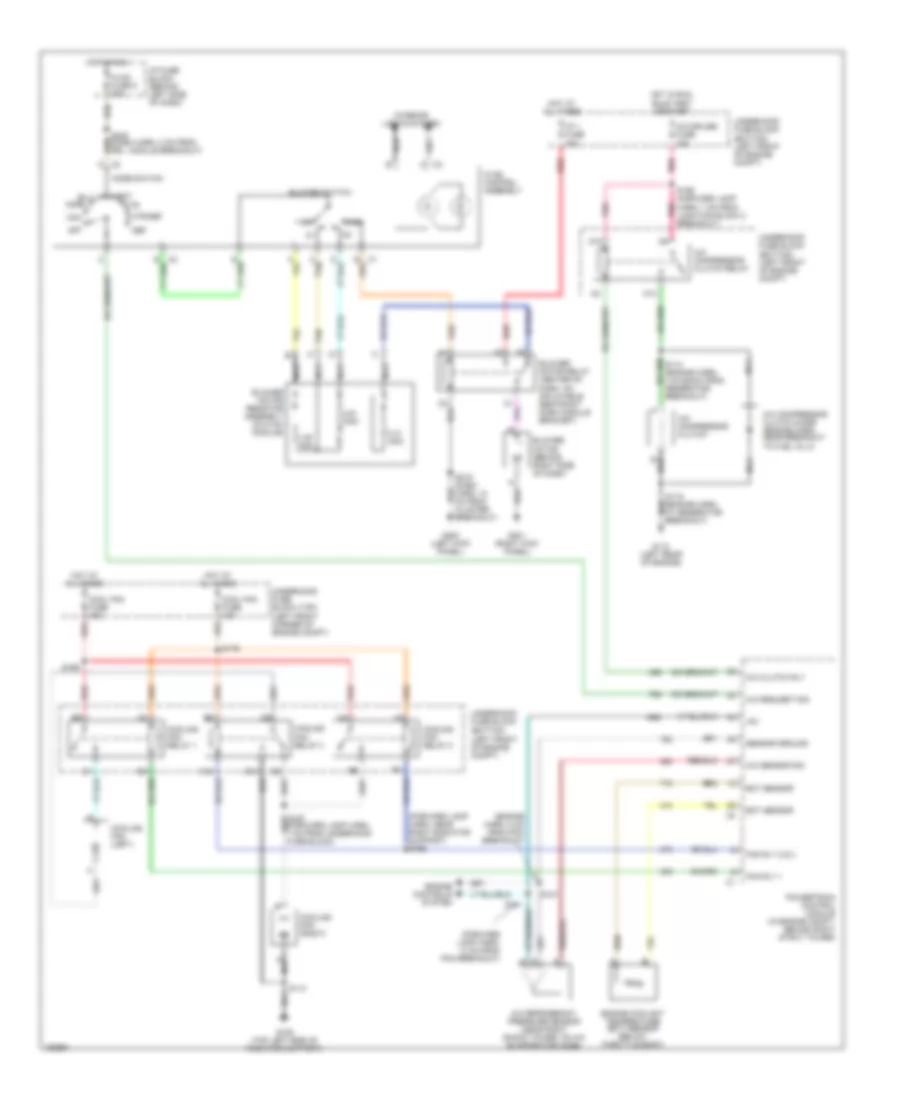 3.8L VIN K, Manual AC Wiring Diagram for Pontiac Firebird 2002