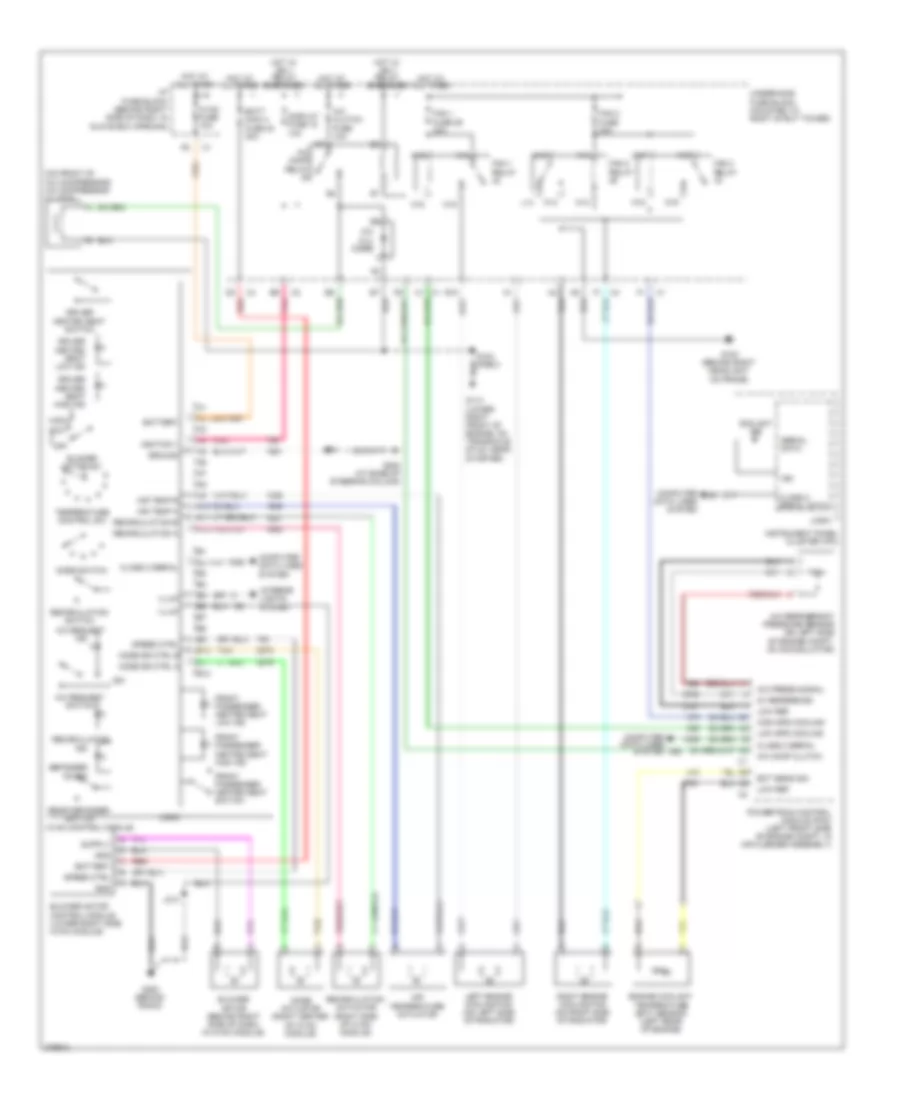 3.8L VIN 2, Manual AC Wiring Diagram for Pontiac Grand Prix GXP 2008
