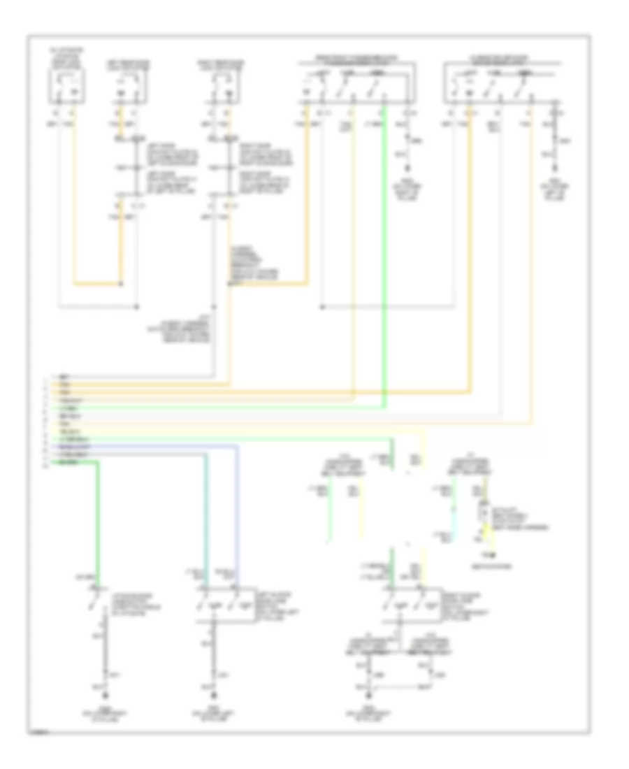 Forced Entry Wiring Diagram (2 of 2) for Pontiac Montana SV6 2008