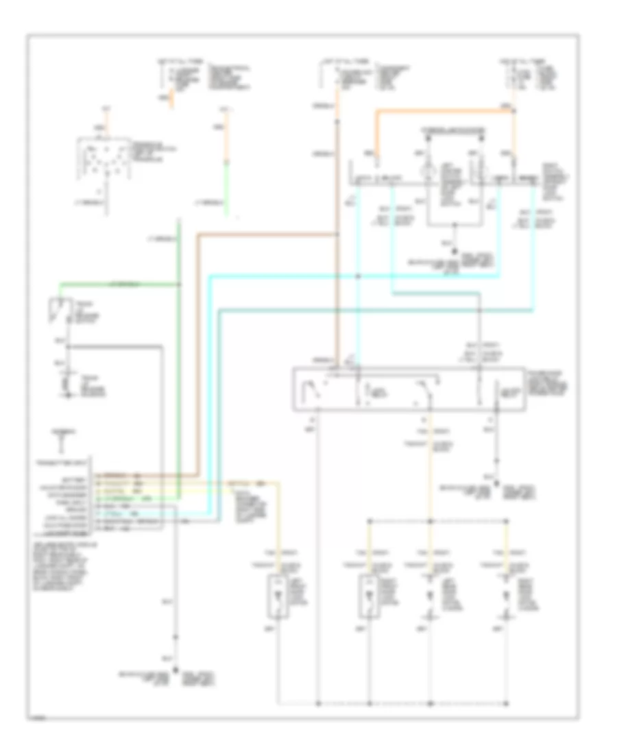 Power Door Lock Wiring Diagram with Keyless Entry for Pontiac Grand Prix LE 1990