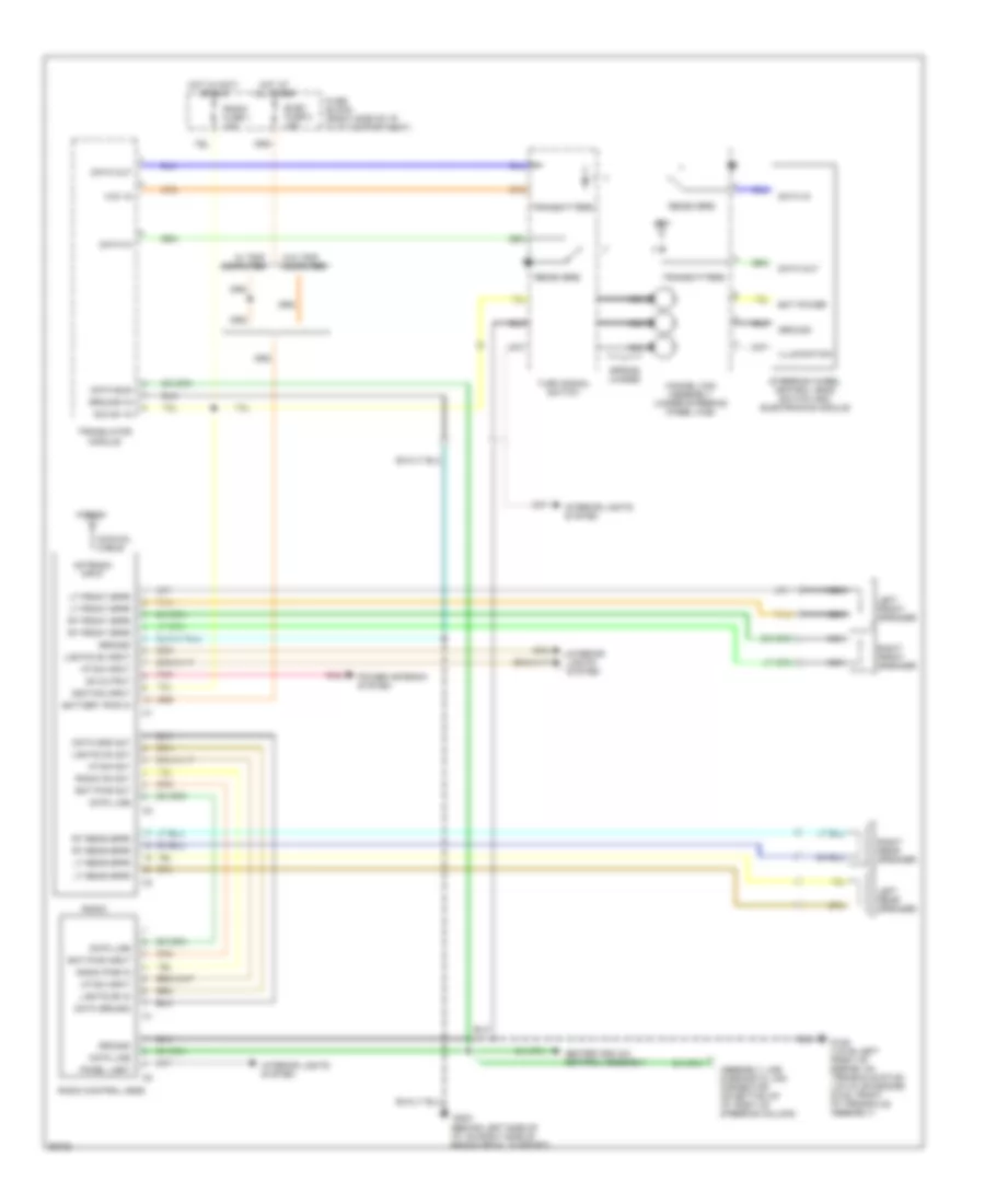 Radio Wiring Diagrams with U66 Speakers without Cassette or CD Player for Pontiac Grand Prix LE 1990