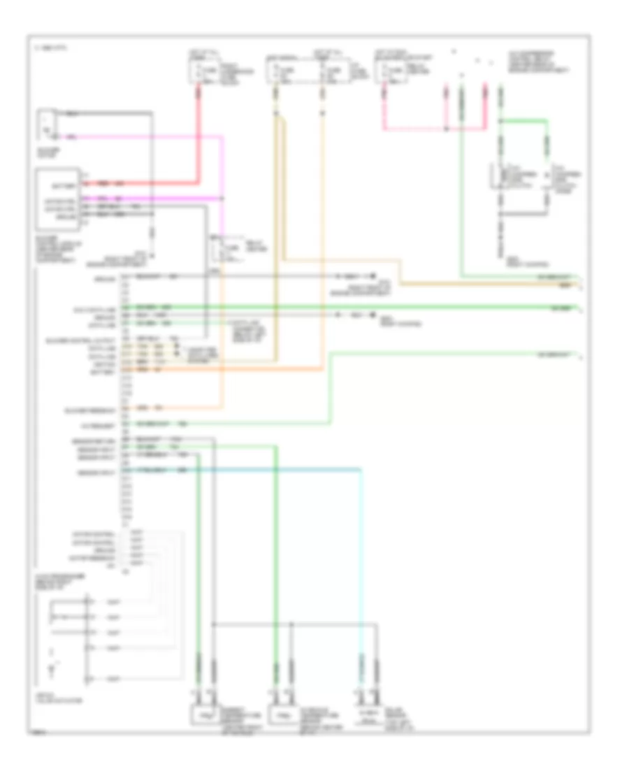 Air Conditioning Wiring Diagrams Auto A C 1 of 2 for Pontiac Bonneville SLE 1996