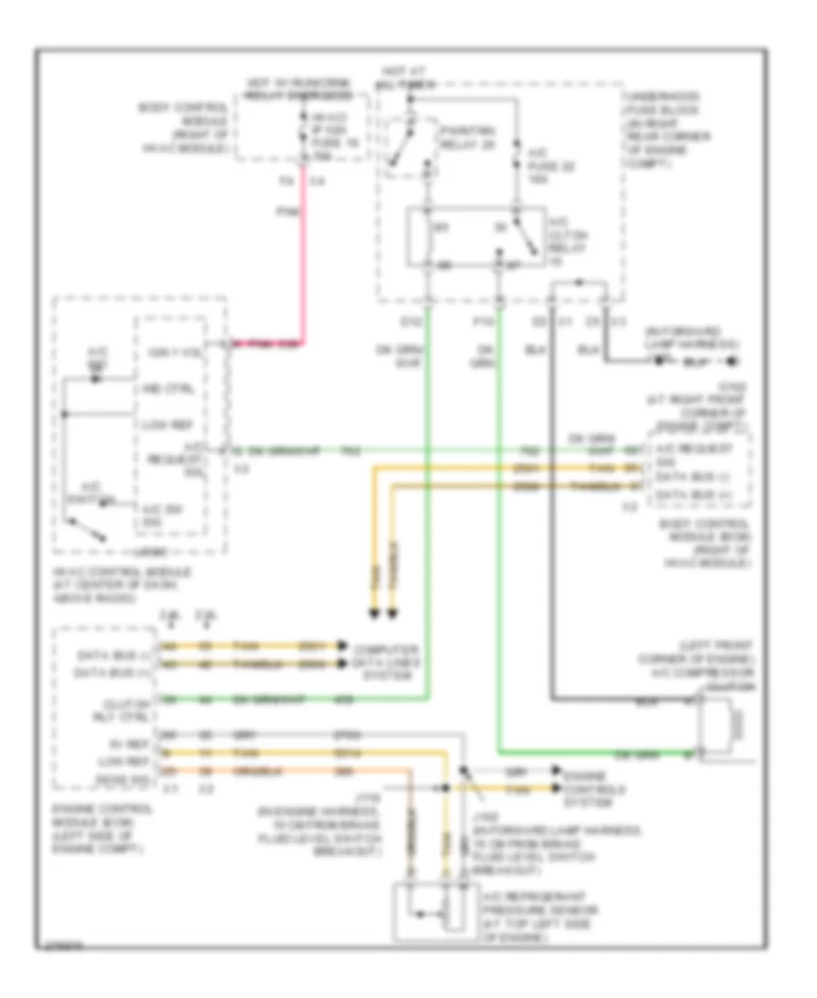 Compressor Wiring Diagram for Pontiac Solstice 2008