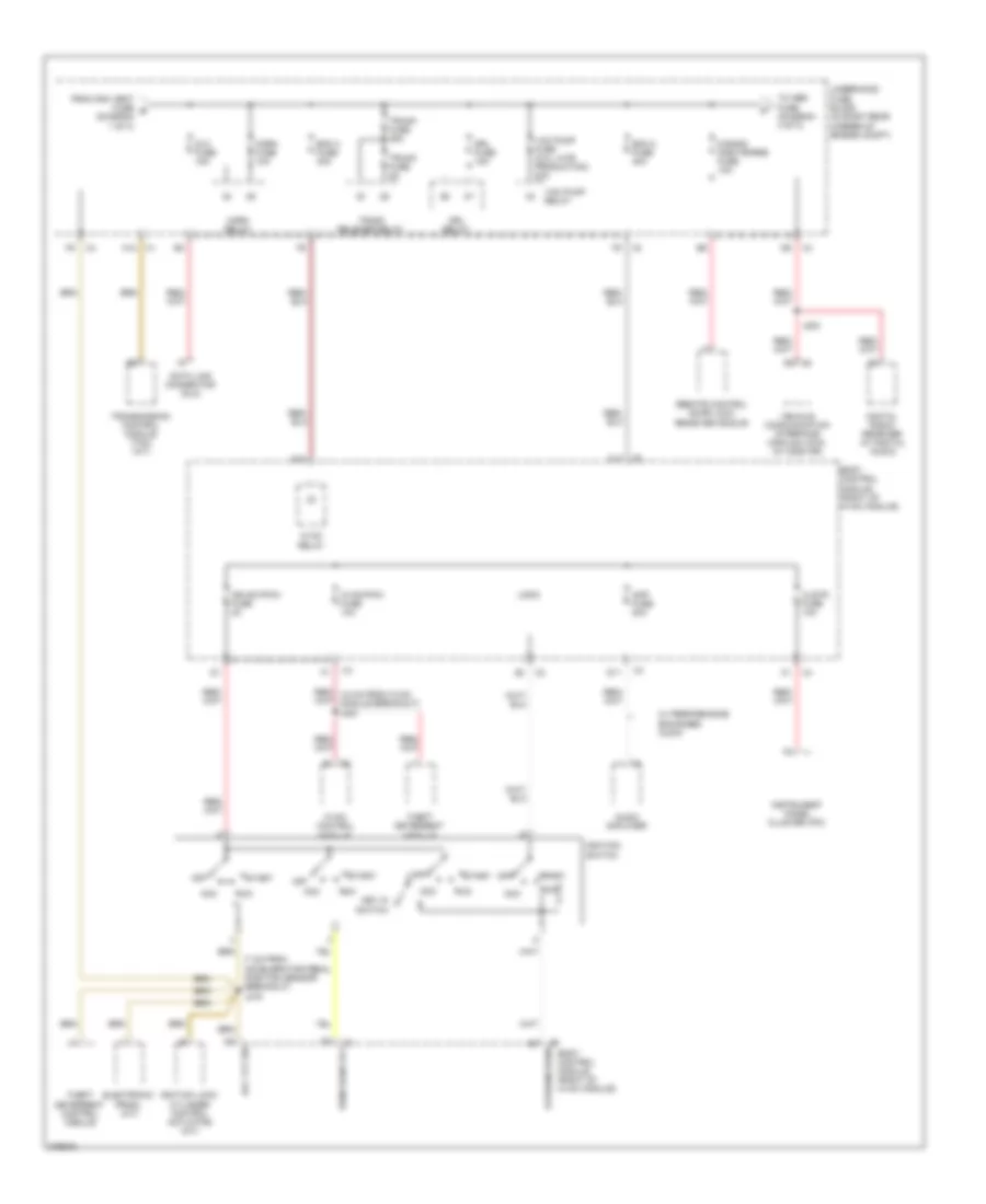 Power Distribution Wiring Diagram (2 of 3) for Pontiac Solstice 2008