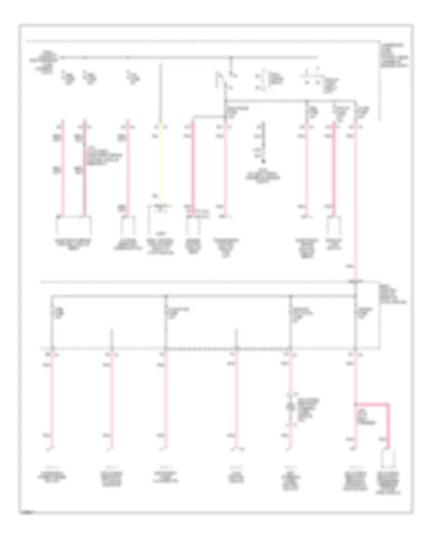 Power Distribution Wiring Diagram (3 of 3) for Pontiac Solstice 2008