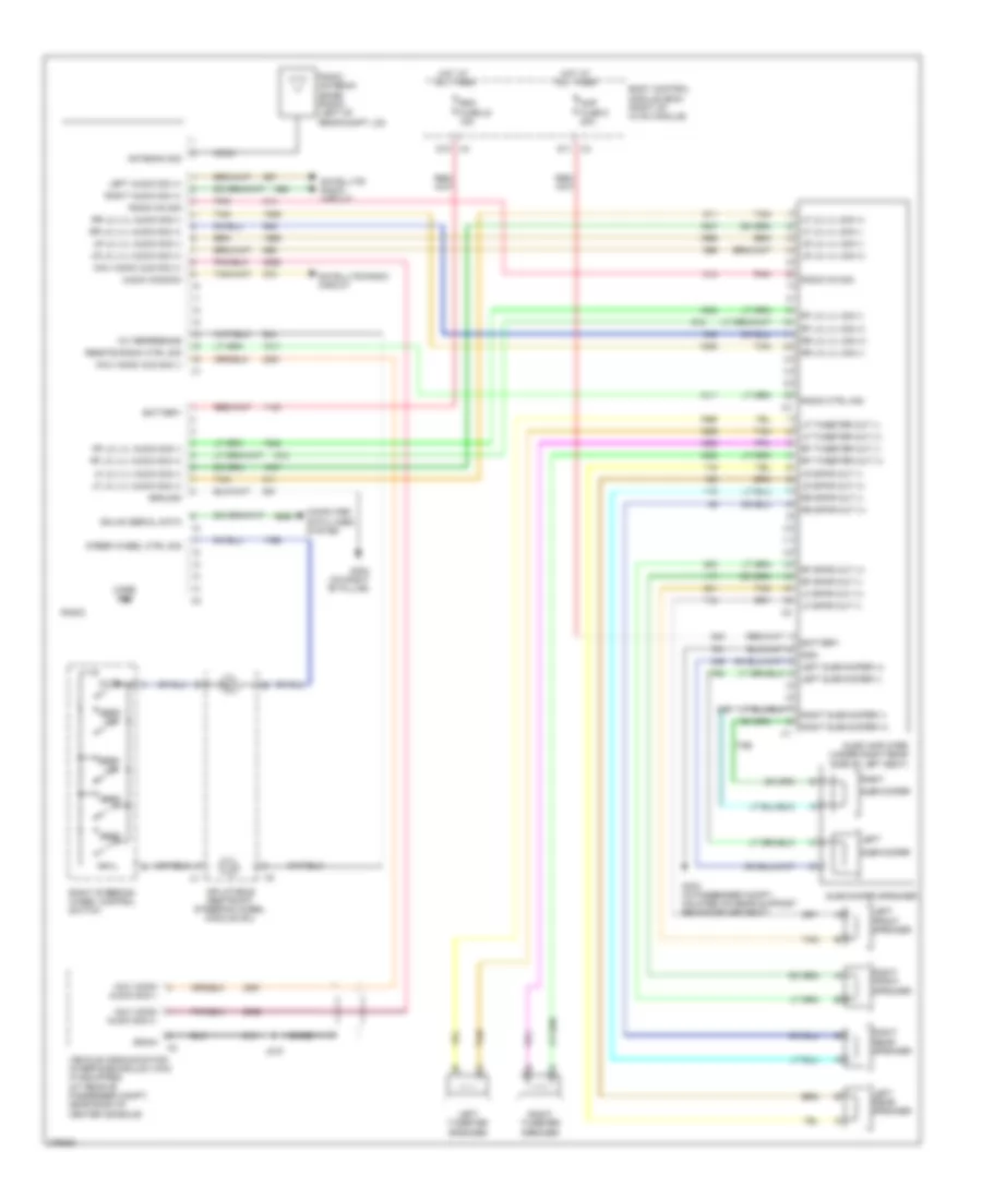 Radio Wiring Diagram with Amplifier for Pontiac Solstice 2008