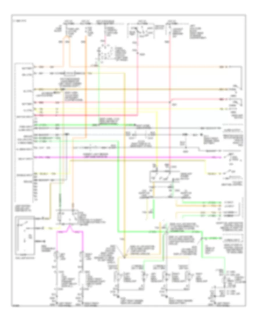 Headlamps Fog Lamps Wiring Diagram with Twilight Sentinel DRL for Pontiac Bonneville SE 1997