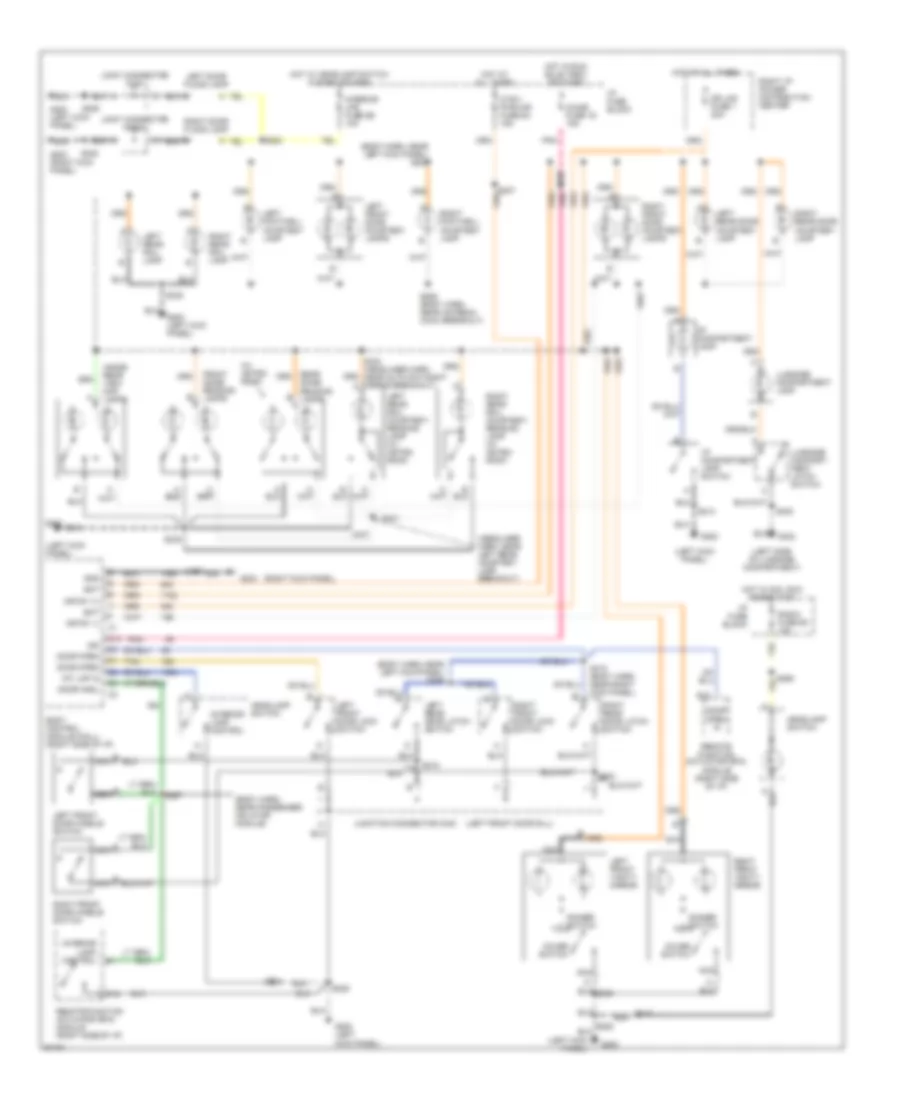 Courtesy Lamps Wiring Diagram for Pontiac Bonneville SE 1997