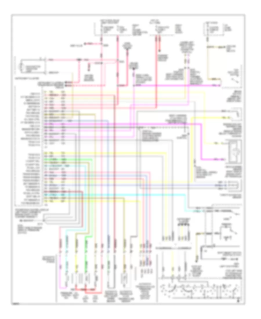 3 8L VIN 1 Transmission Wiring Diagram 4T65 E for Pontiac Bonneville SE 1997