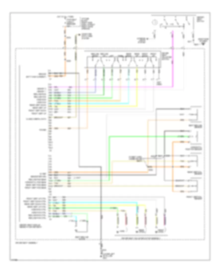 Memory Systems Wiring Diagram for Pontiac Montana 2003