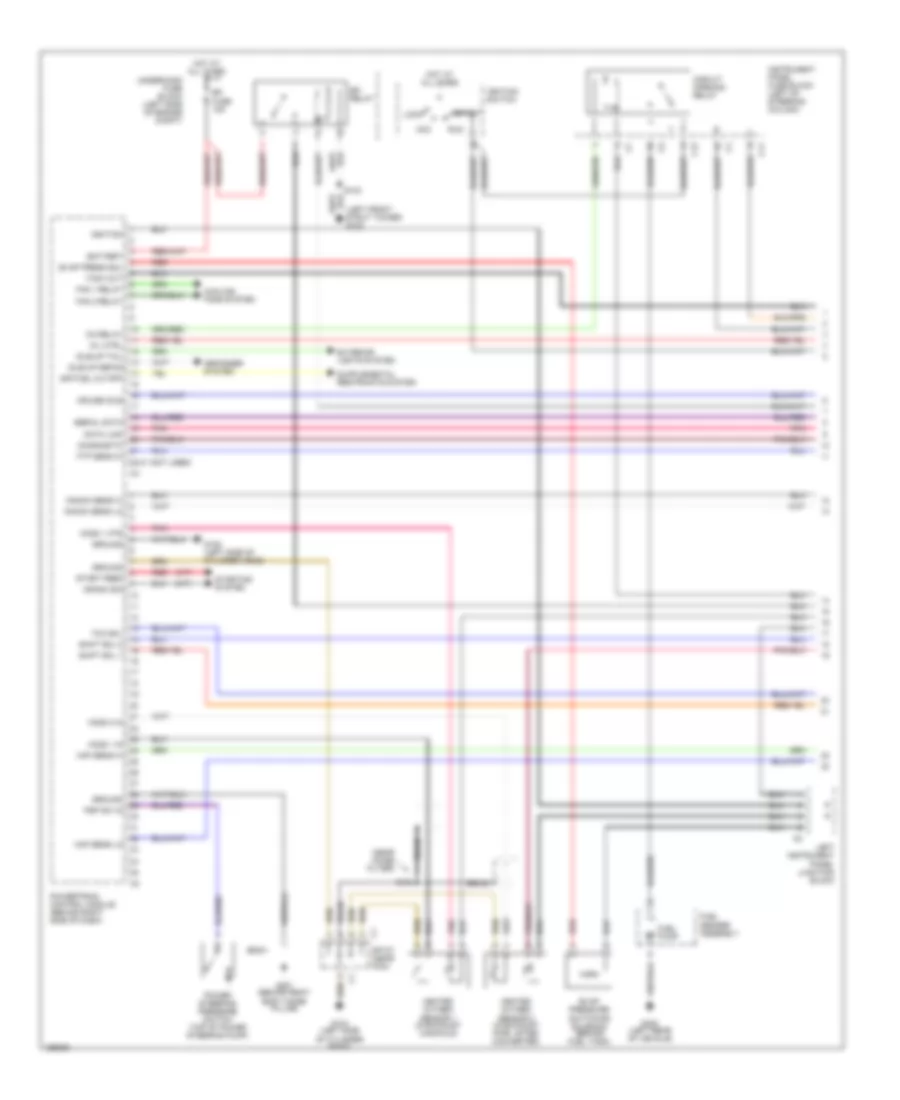 1 8L VIN 8 Engine Performance Wiring Diagram FWD 1 of 3 for Pontiac Vibe 2003