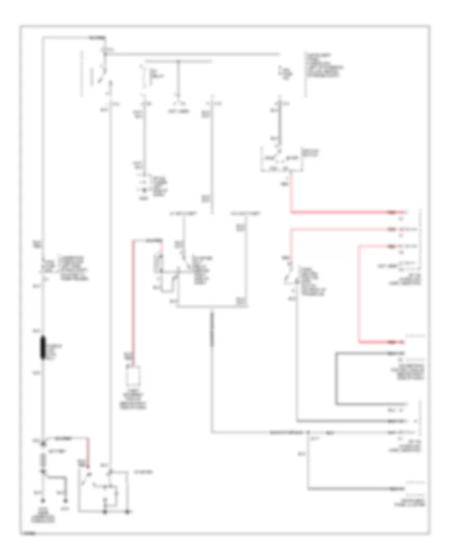 Starting Wiring Diagram, AT for Pontiac Vibe GT 2003