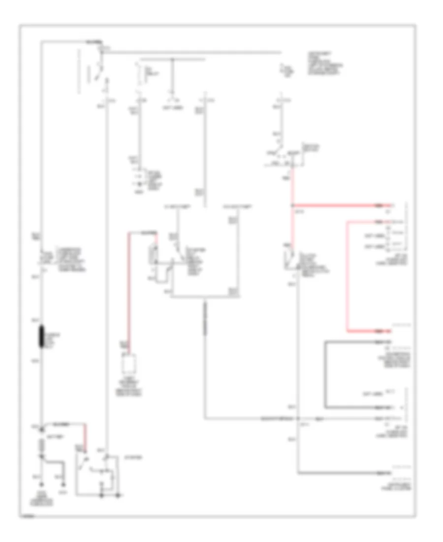 Starting Wiring Diagram, MT for Pontiac Vibe GT 2003