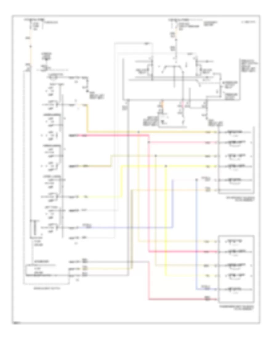 Lumbar Wiring Diagram, with STE for Pontiac Grand Prix LE 1991