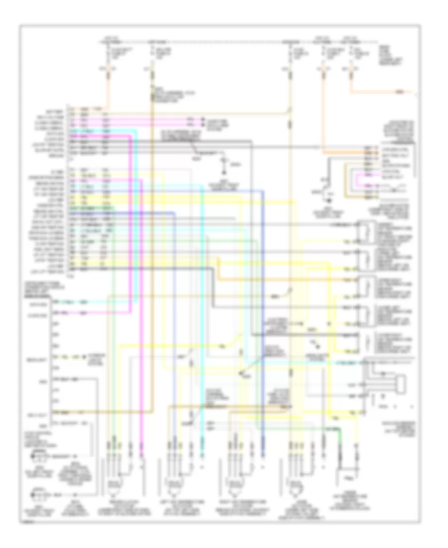 Automatic A C Wiring Diagram 1 of 2 for Pontiac Bonneville SLE 2004