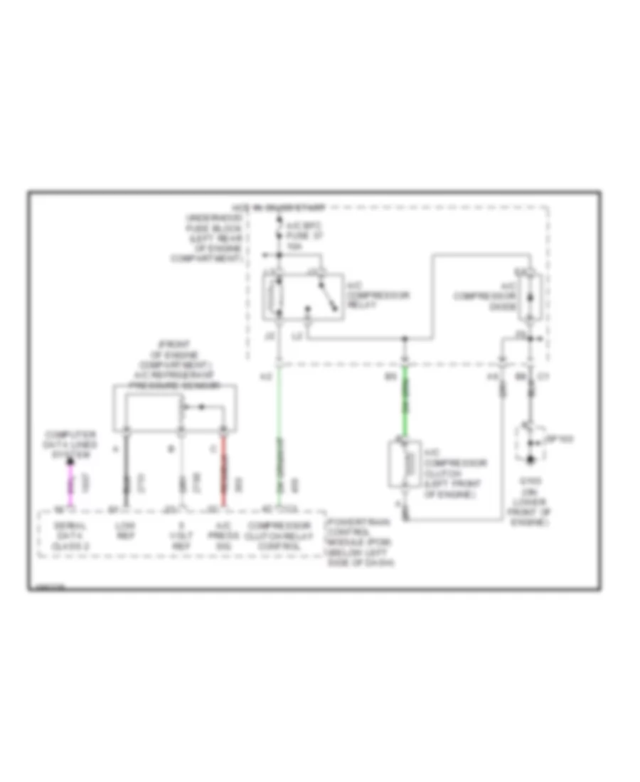 2 2L VIN F Compressor Wiring Diagram for Pontiac Grand Am GT 2004