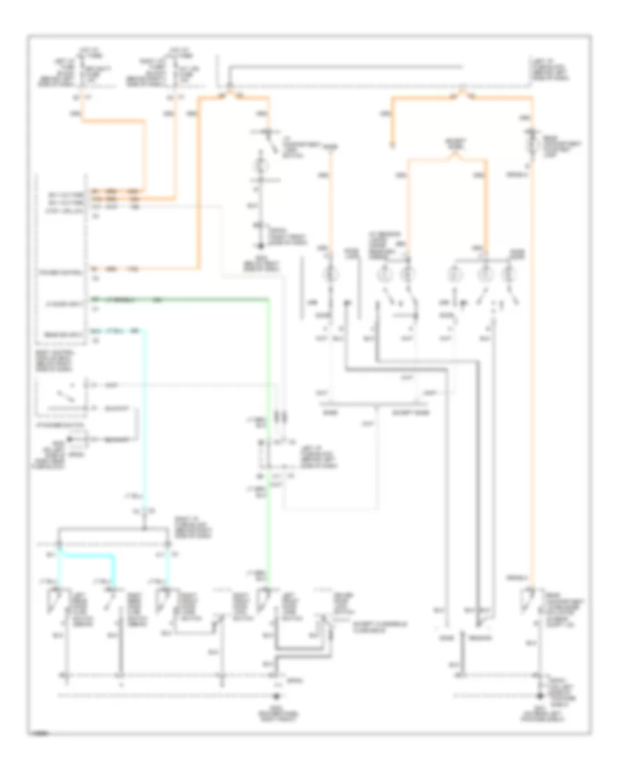 Courtesy Lamps Wiring Diagram for Pontiac Grand Am GT 2004