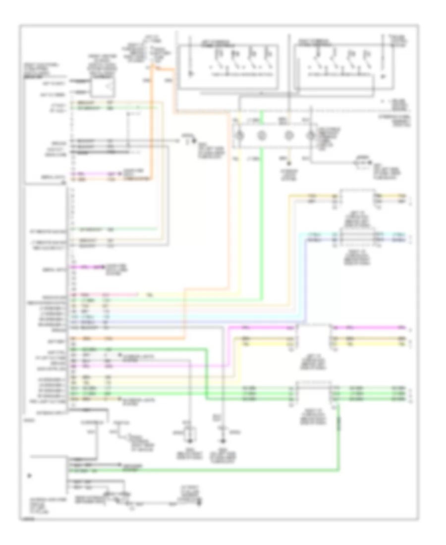 Radio Wiring Diagram with Amplifier 1 of 2 for Pontiac Grand Am GT 2004