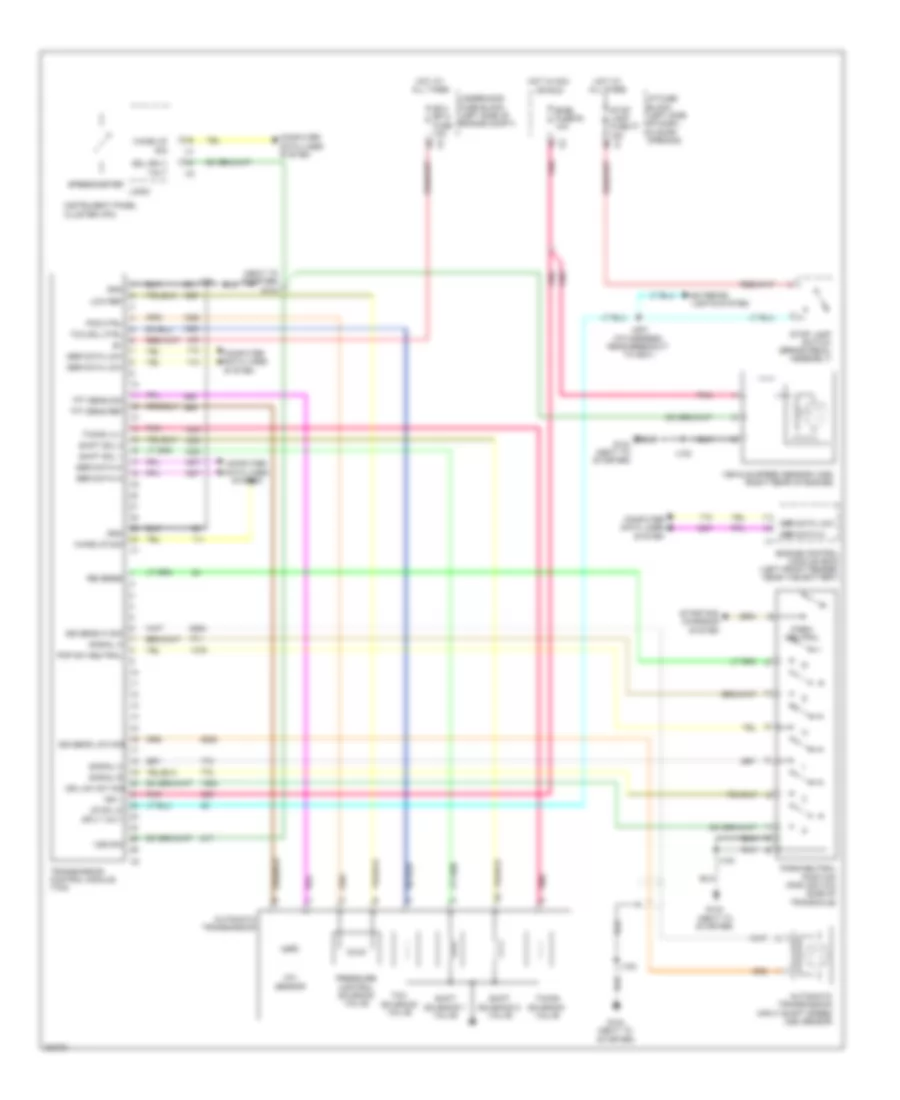 Transmission Wiring Diagram for Pontiac G3 2009