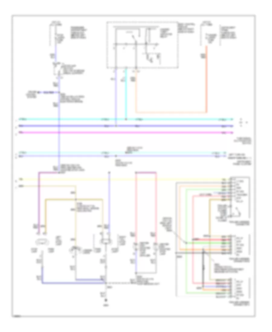 Exterior Lamps Wiring Diagram 2 of 2 for Pontiac GTO 2004