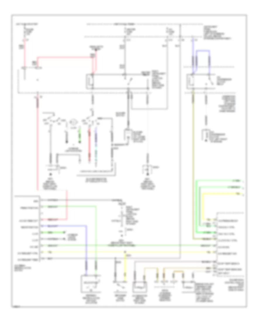 Manual A C Wiring Diagram 1 of 2 for Pontiac Vibe 2004
