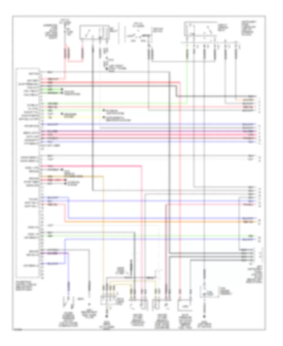 1 8L VIN 8 Engine Performance Wiring Diagram FWD 1 of 3 for Pontiac Vibe 2004