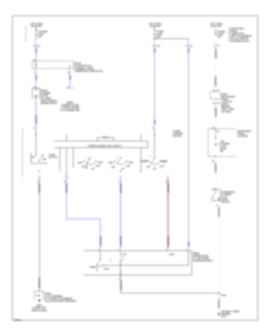 Front Wiper Washer Wiring Diagram for Pontiac Vibe 2004