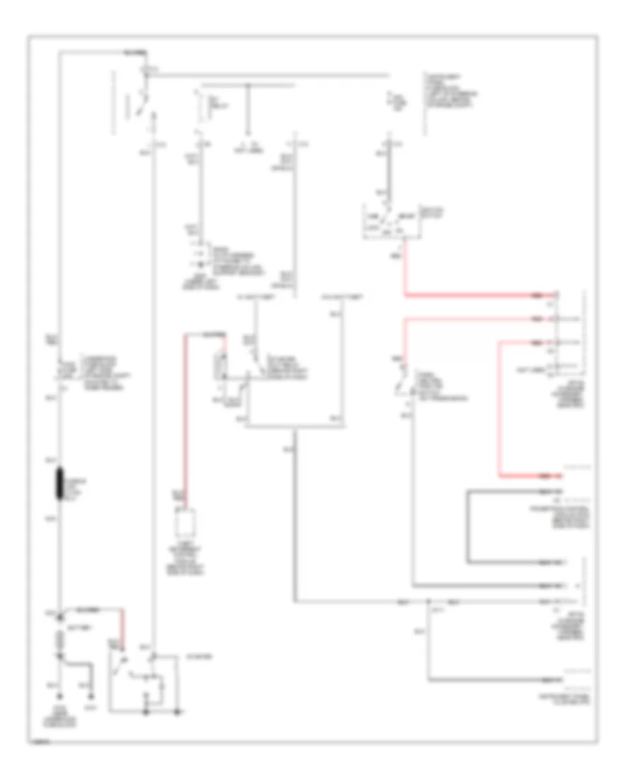Starting Wiring Diagram, AT for Pontiac Vibe GT 2004