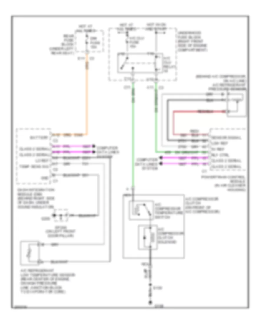 AIR CONDITIONING – Pontiac Bonneville GXP 2005 – SYSTEM WIRING DIAGRAMS – Wiring  diagrams for cars Pontiac Stereo Wiring Diagram Wiring diagrams