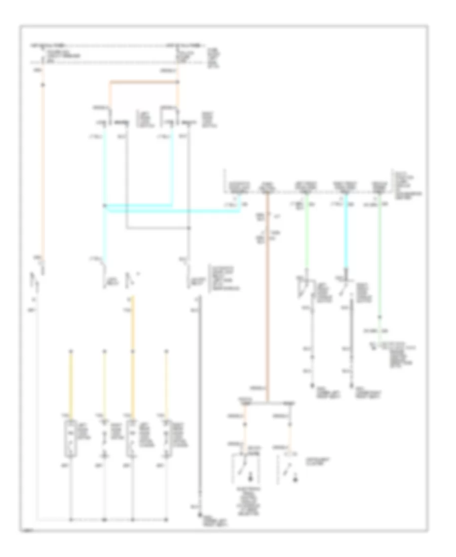 Automatic Door Locks Wiring Diagram for Pontiac Grand Am GT 1992