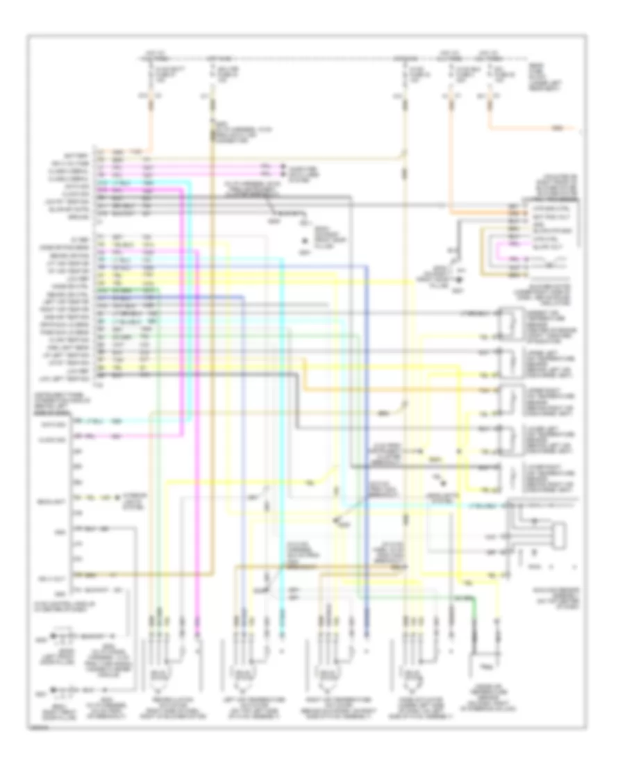 Automatic A C Wiring Diagram 1 of 2 for Pontiac Bonneville SLE 2005