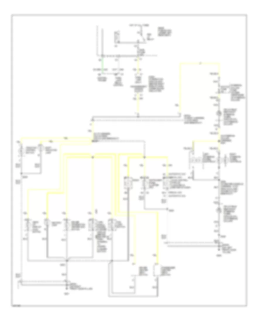 Instrument Illumination Wiring Diagram (1 of 2) for Pontiac Bonneville SLE 2005