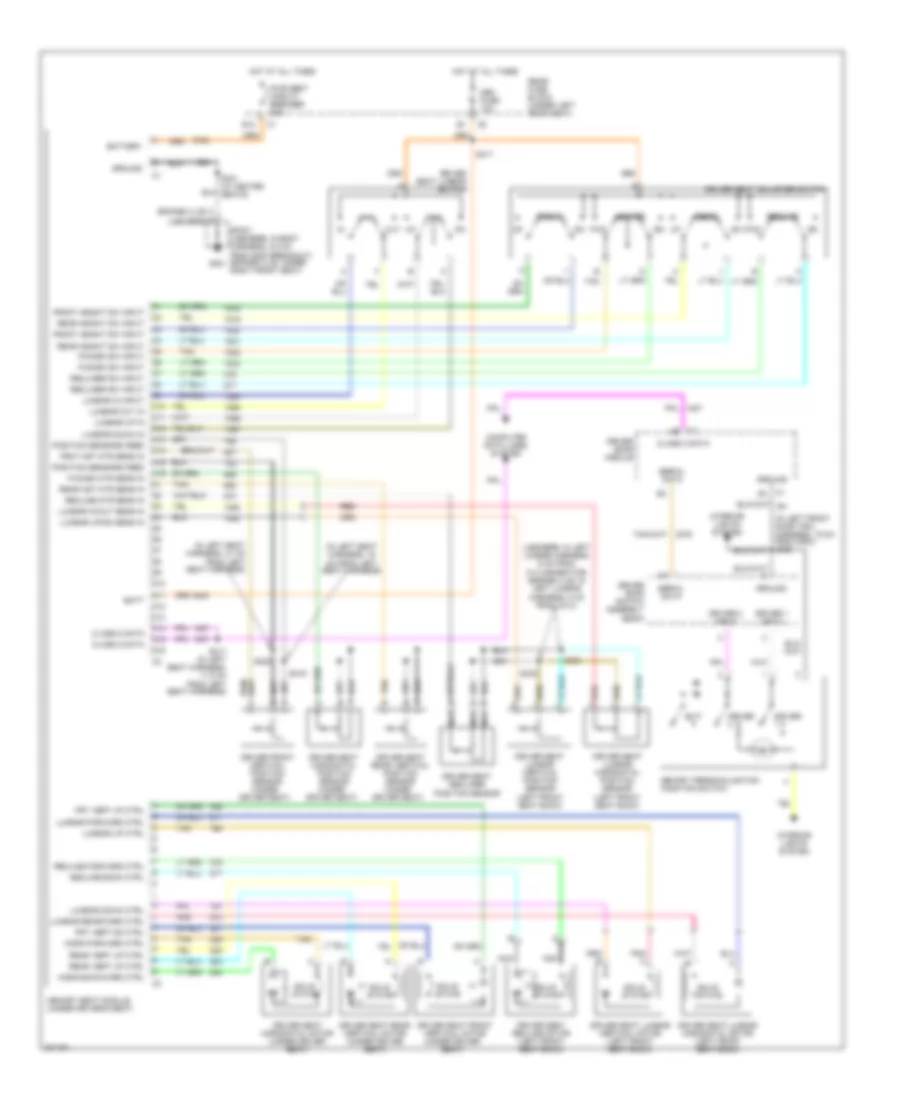 Memory Seat Wiring Diagram for Pontiac Bonneville SLE 2005