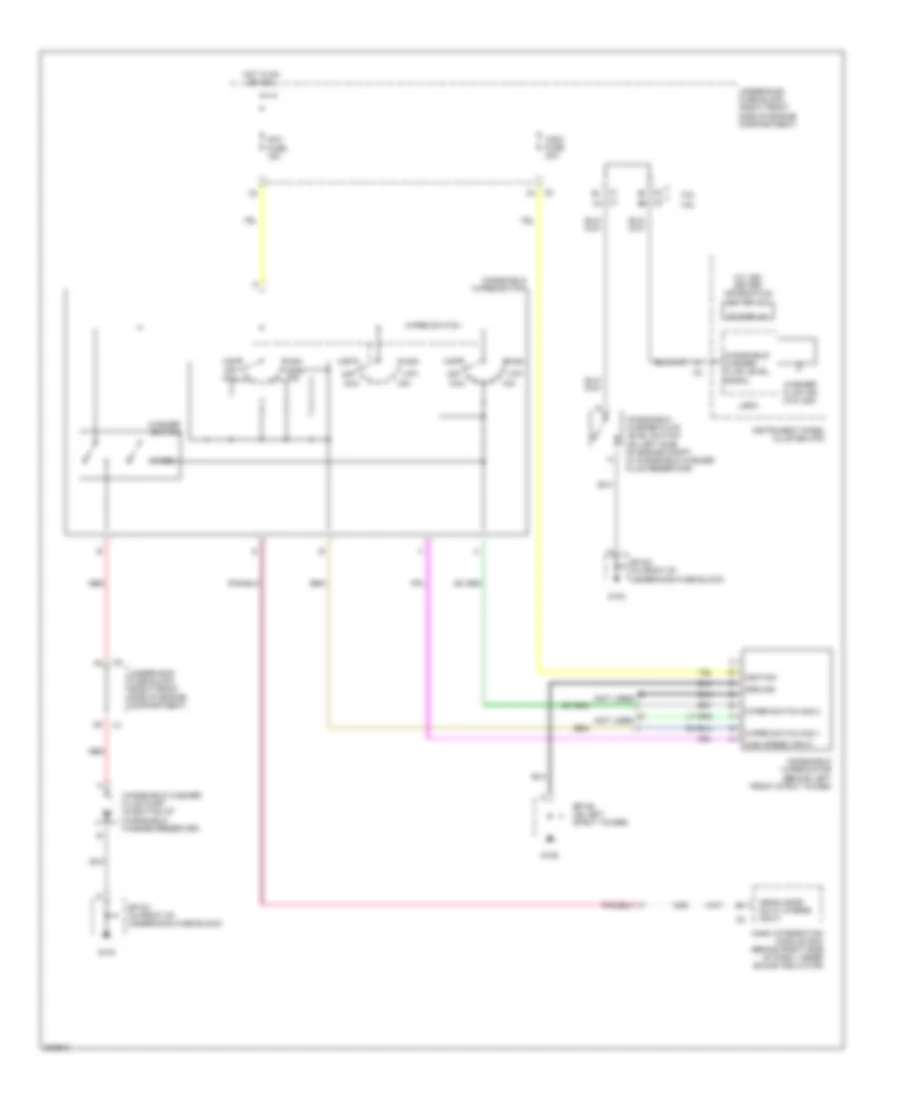 WiperWasher Wiring Diagram for Pontiac Bonneville SLE 2005