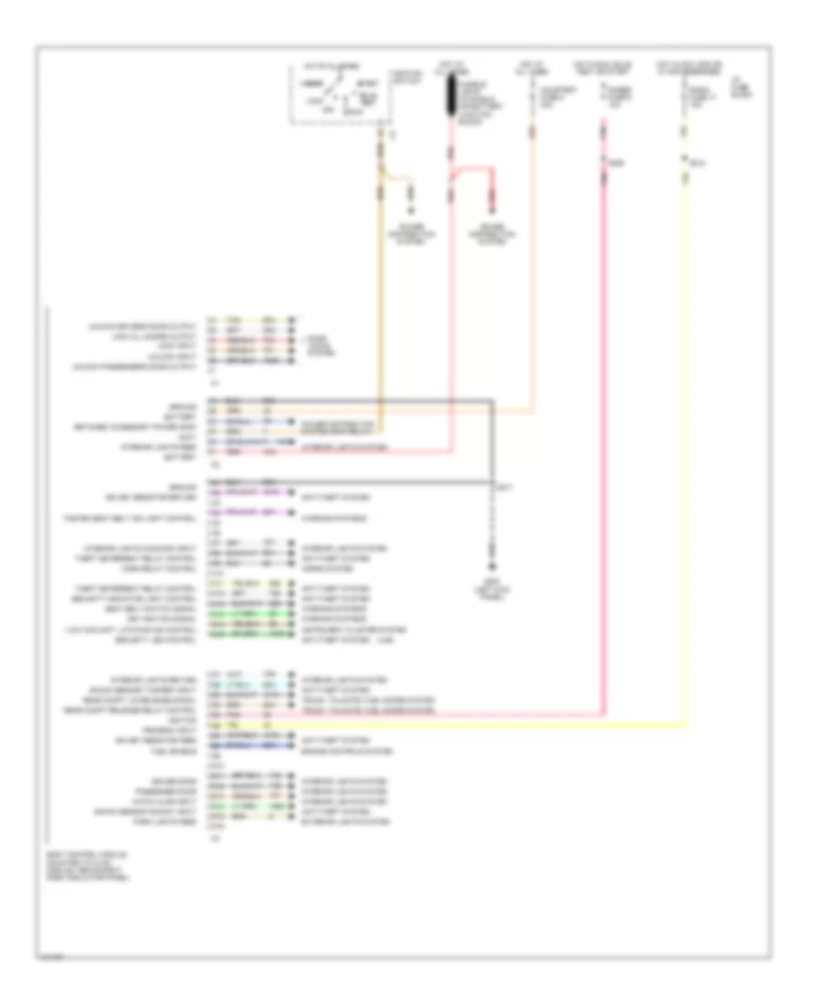 Body Computer Wiring Diagrams for Pontiac Firebird Trans Am 1998