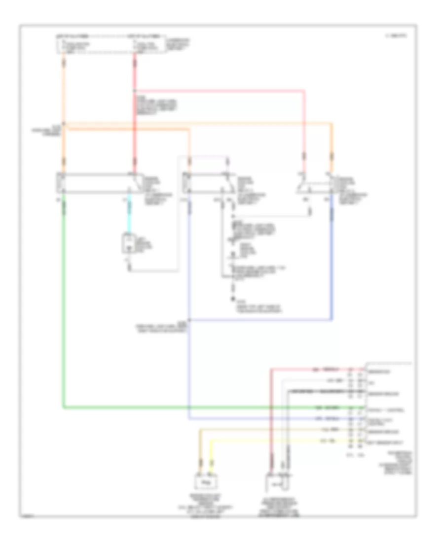 Cooling Fan Wiring Diagram for Pontiac Firebird Trans Am 1998